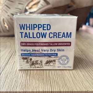 Tallow Cream whipped for Dry Skin 100% grass fed beef tallow